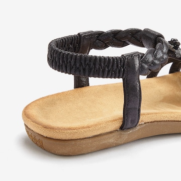 LASCANA Sandal i svart