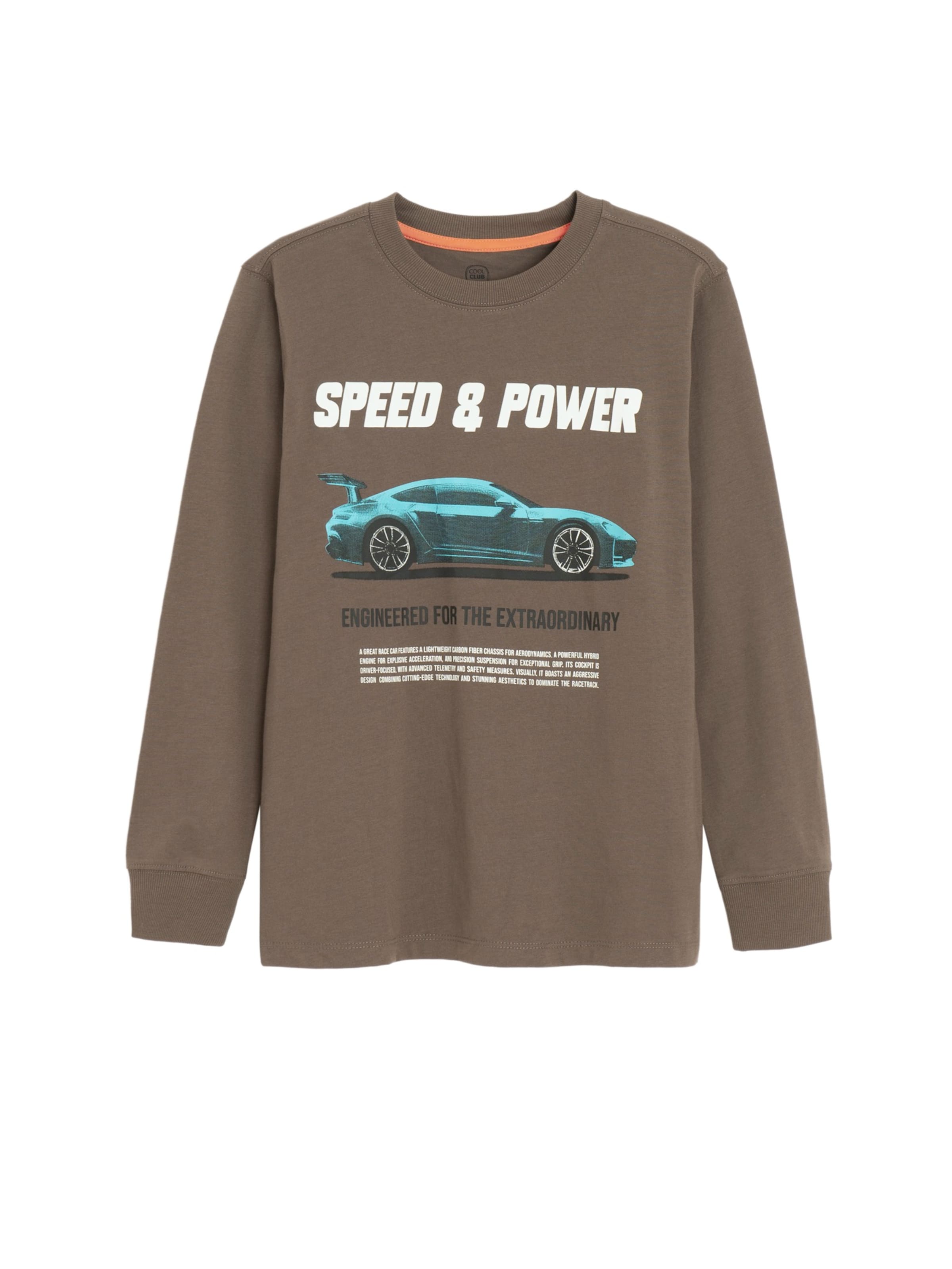 Cool Club Póló - barna: elől