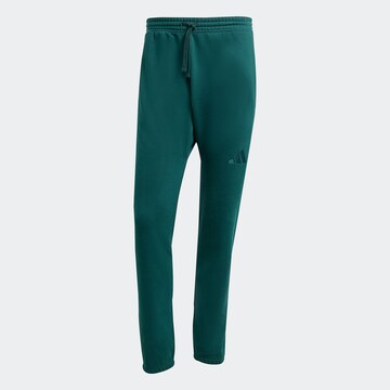 ADIDAS SPORTSWEAR Tapered Sporthose in Grün: Vorderseite