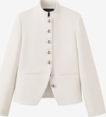 MANGO Blazer 'Negroni' in Weiß: Vorderseite