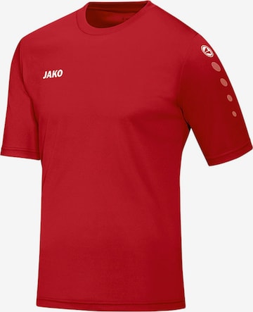 T-Shirt fonctionnel 'Team' JAKO en rouge : devant