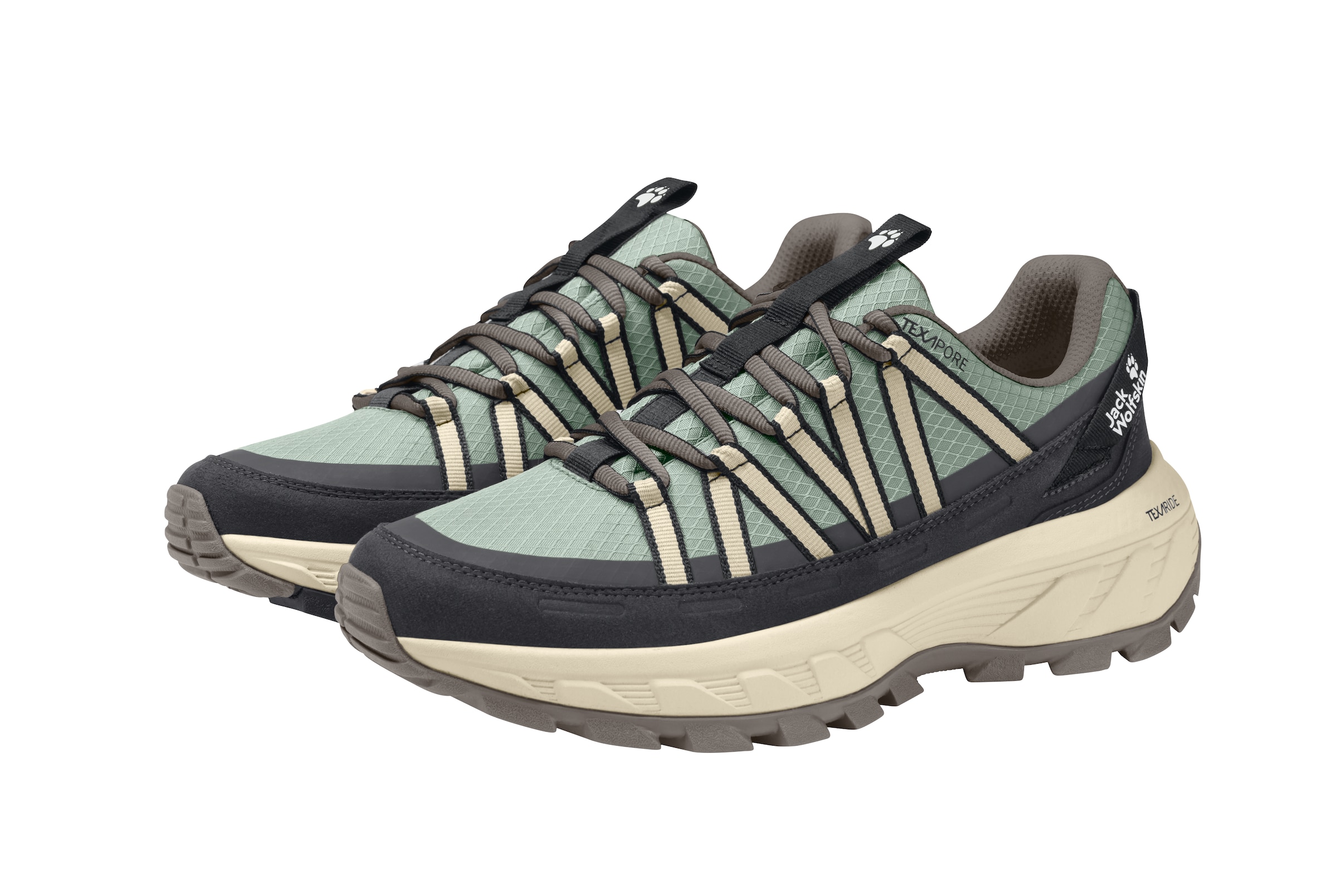 JACK WOLFSKIN Halbschuh in Grün