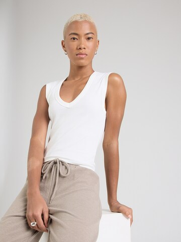 ONLY Top 'ONLMILA' in White: front