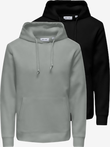 Only & Sons Sweatshirt 'ONSCHASE' in Grey: front