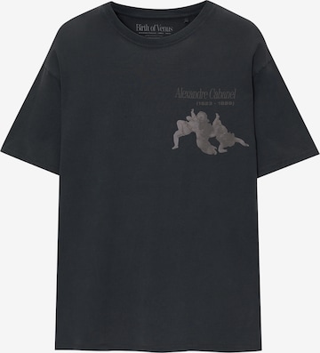 Pull&Bear T-Shirt in Schwarz: predná strana