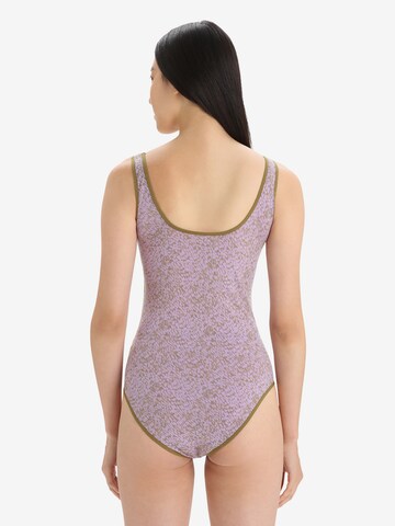 ICEBREAKER Bodysuit 'Queens' in Purple