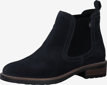 s.Oliver Chelsea Boots in Blau: Vorderseite