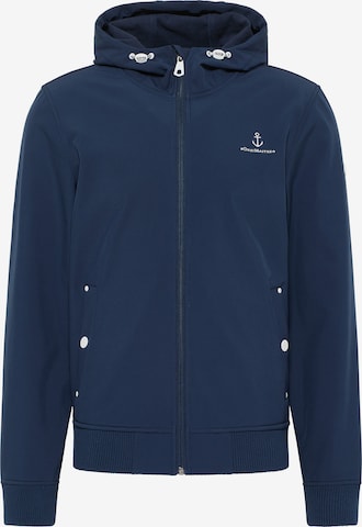 DreiMaster Maritim Between-season jacket in Blue: front