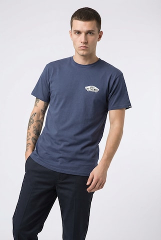 VANS - Camiseta en azul: frente