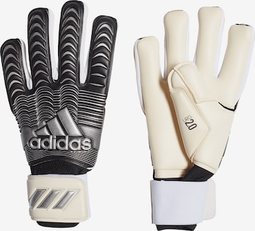 ADIDAS PERFORMANCE Athletic Gloves in White: front