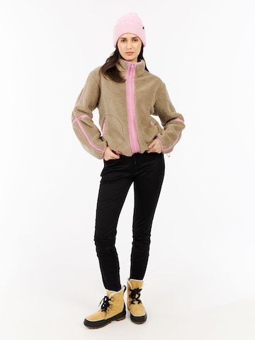 PROTEST Fleece jas 'PRTRed' in Roze