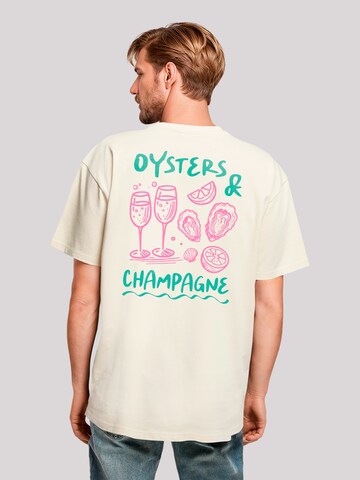 F4NT4STIC Shirt 'Oysters And Champagne' in Beige
