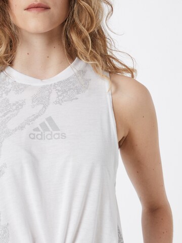 ADIDAS PERFORMANCE Sportovní top – bílá