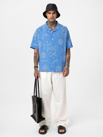 Dandalo Comfort Fit Hemd 'Henk' in Blau