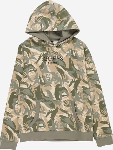 GUESS - Sudadera en verde: frente