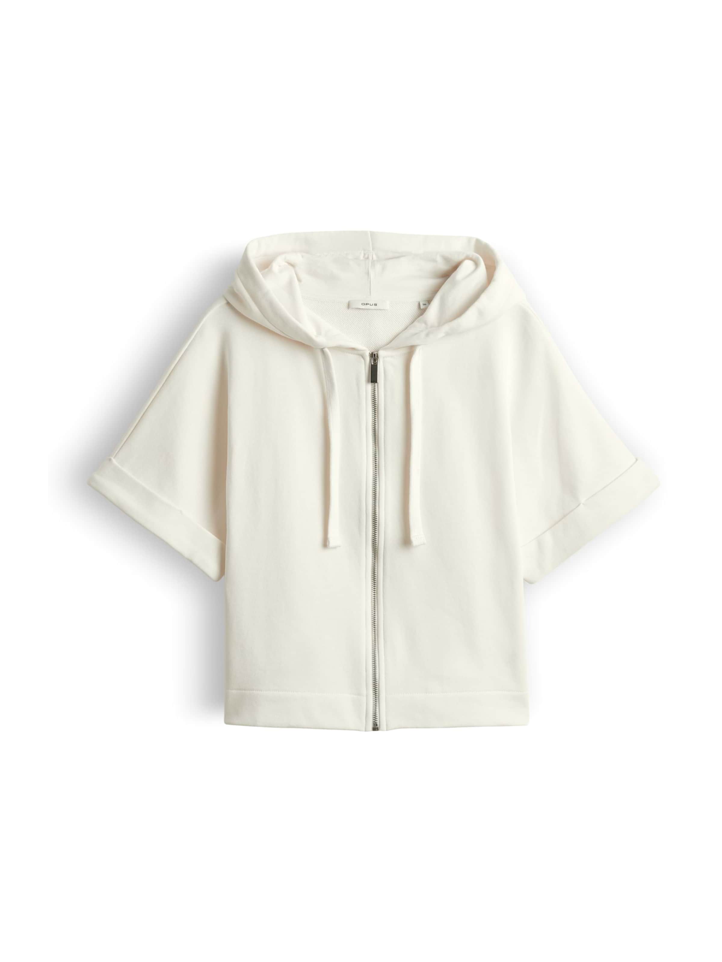 Veste de survêtement 'Godenna' OPUS en beige : devant