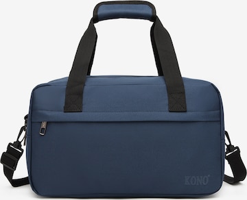 Kono Travel Bag in Blue: front
