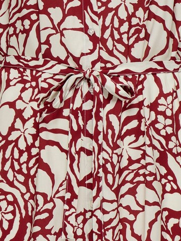 ONLY Carmakoma Shirt dress 'CARYasmin' in Red