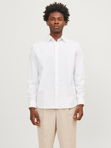 JACK & JONES Slim Fit Hemd 'JJActive' in Weiß: Vorderseite