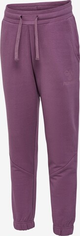 Hummel Tapered Pants in Purple