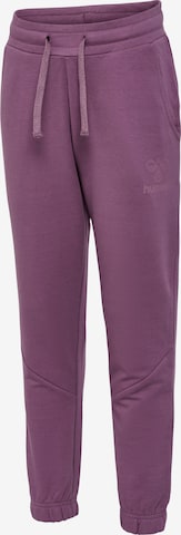 Effilé Pantalon Hummel en violet