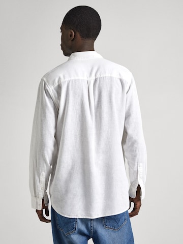Pepe Jeans Regular Fit Hemd 'PAYTTON' in Weiß