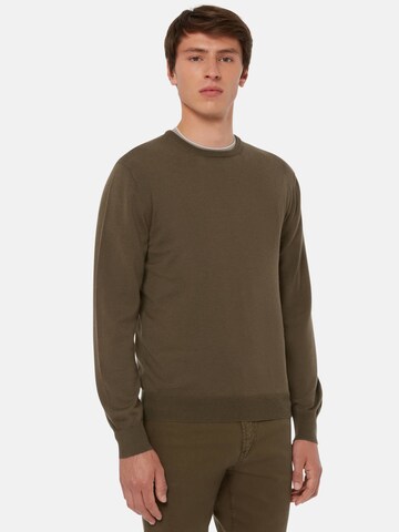 Pull-over Boggi Milano en vert : devant