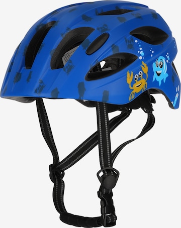 Crazy Safety Helm 'Cool Sea' in Blau: Vorderseite