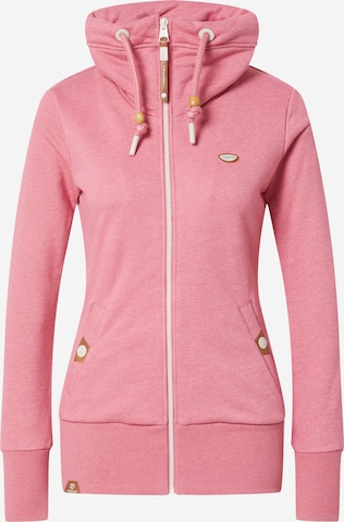 Ragwear Sweatjacke 'RYLIE' in Pink: predná strana