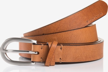 TOM TAILOR Belt 'NELLY' in Brown: front