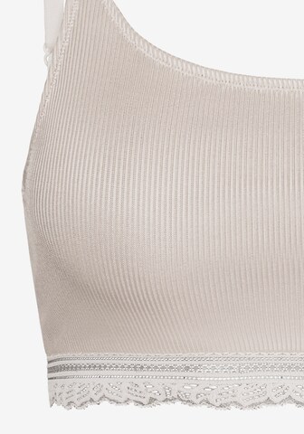 LASCANA Bustier Biustonosz w kolorze beżowy