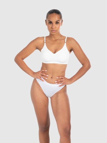 Smilodox Bralette Sports bra ' Nysa ' in White: front