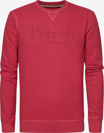 Petrol Industries Sweatshirt in Rood: voorkant