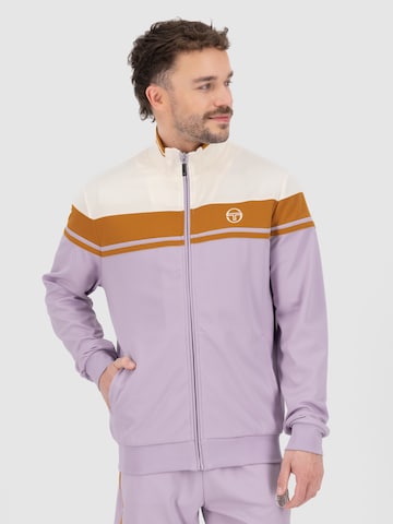 Sergio Tacchini Zip-Up Hoodie 'Damarindo' in Purple: front