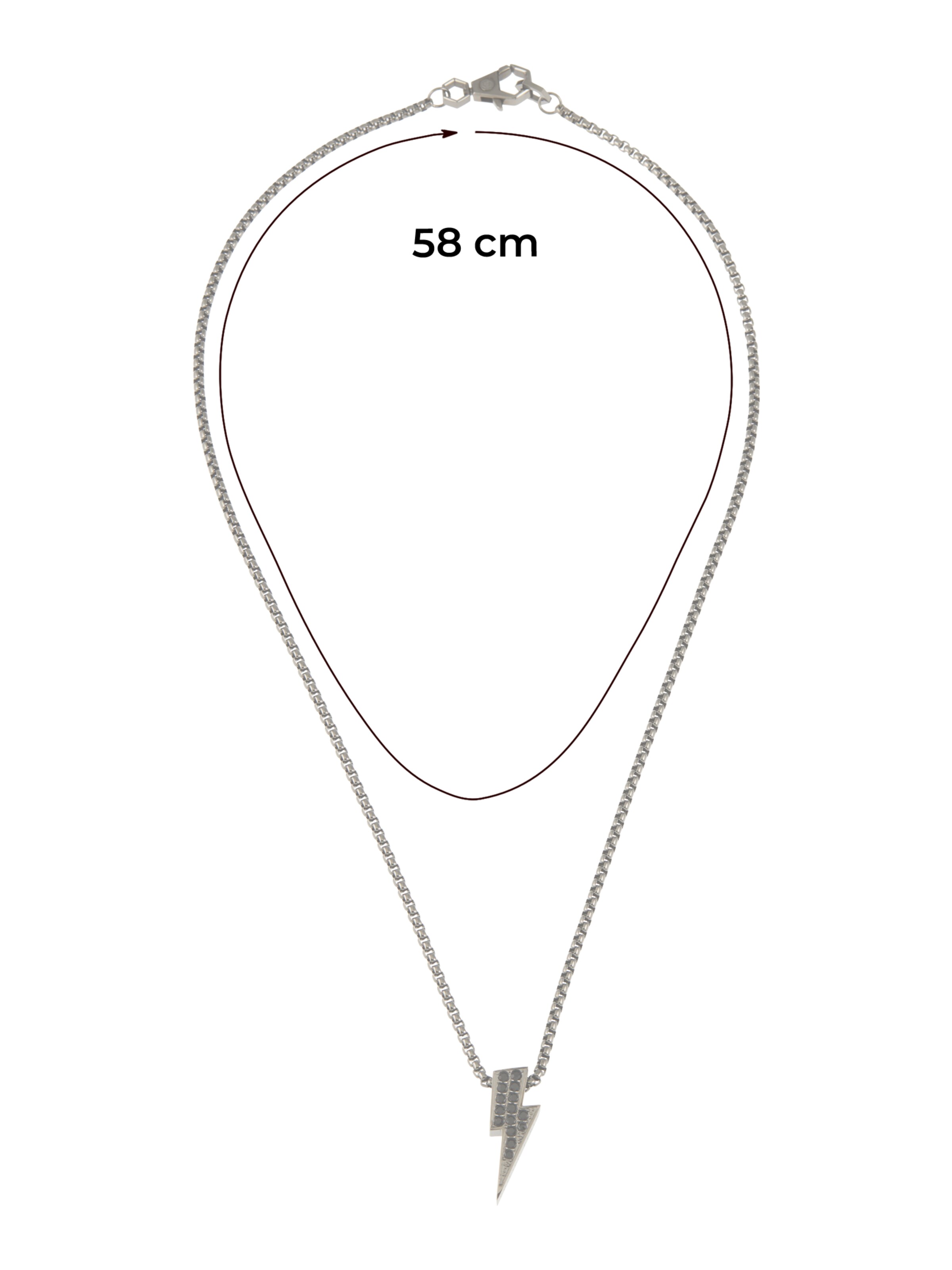 Philipp Plein Halsband i silver