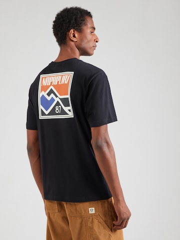 NAPAPIJRI - Camiseta 'S-GUIDE' en negro: frente