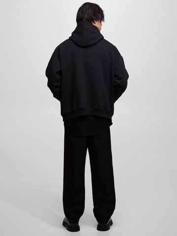 Pull&Bear Sweatshirt in Schwarz
