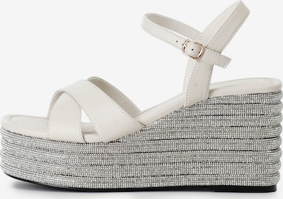 CAFè NOIR Sandalen in weiß, Produktansicht