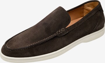 Henry Stevens Moccasins 'Elia' in Brown: front