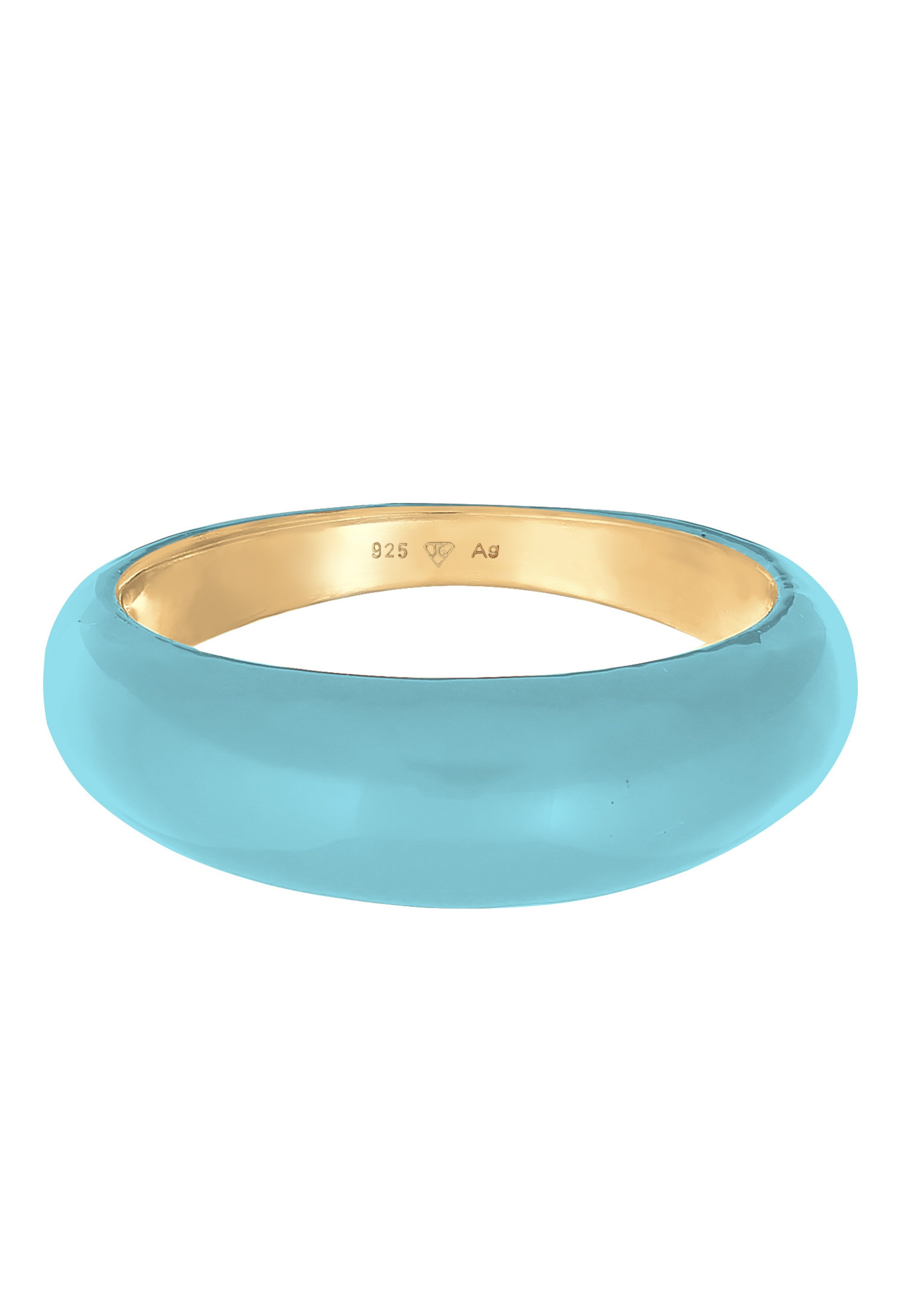 ELLI Ring 'Chunky' in Blauw