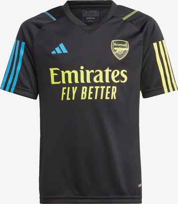 T-Shirt fonctionnel 'FC Arsenal Tiro 23' ADIDAS PERFORMANCE en noir : devant