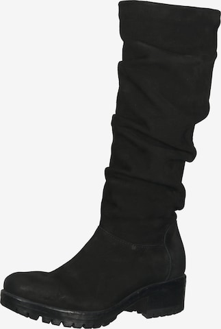 LAZAMANI Boots in Black: front