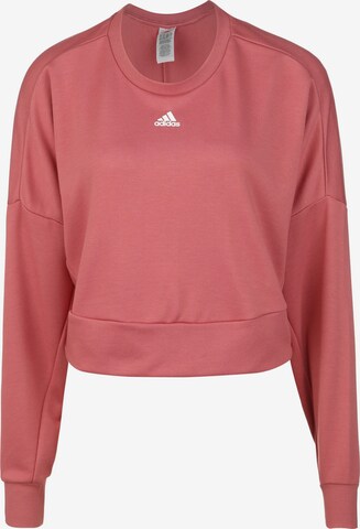 ADIDAS SPORTSWEAR Athletic Sweatshirt 'Studio' in Red: front