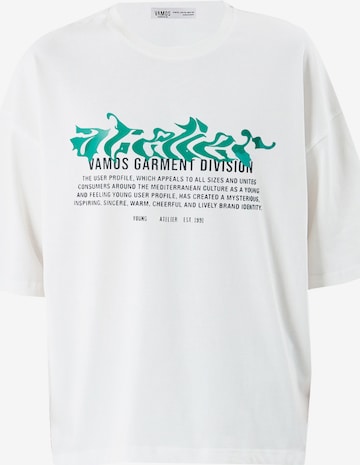 VAMOS CLO Shirt in White: front
