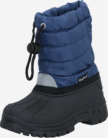 PLAYSHOES Snowboots in Blauw: voorkant