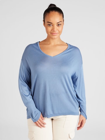 Pull-over Vero Moda Curve en bleu : devant