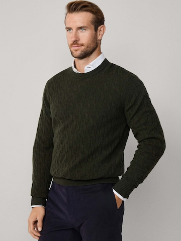 Hackett London Pullover in Grün: Vorderseite