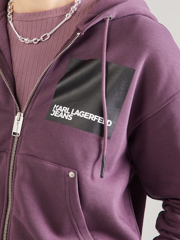 KARL LAGERFELD JEANS Sweat jacket in Purple