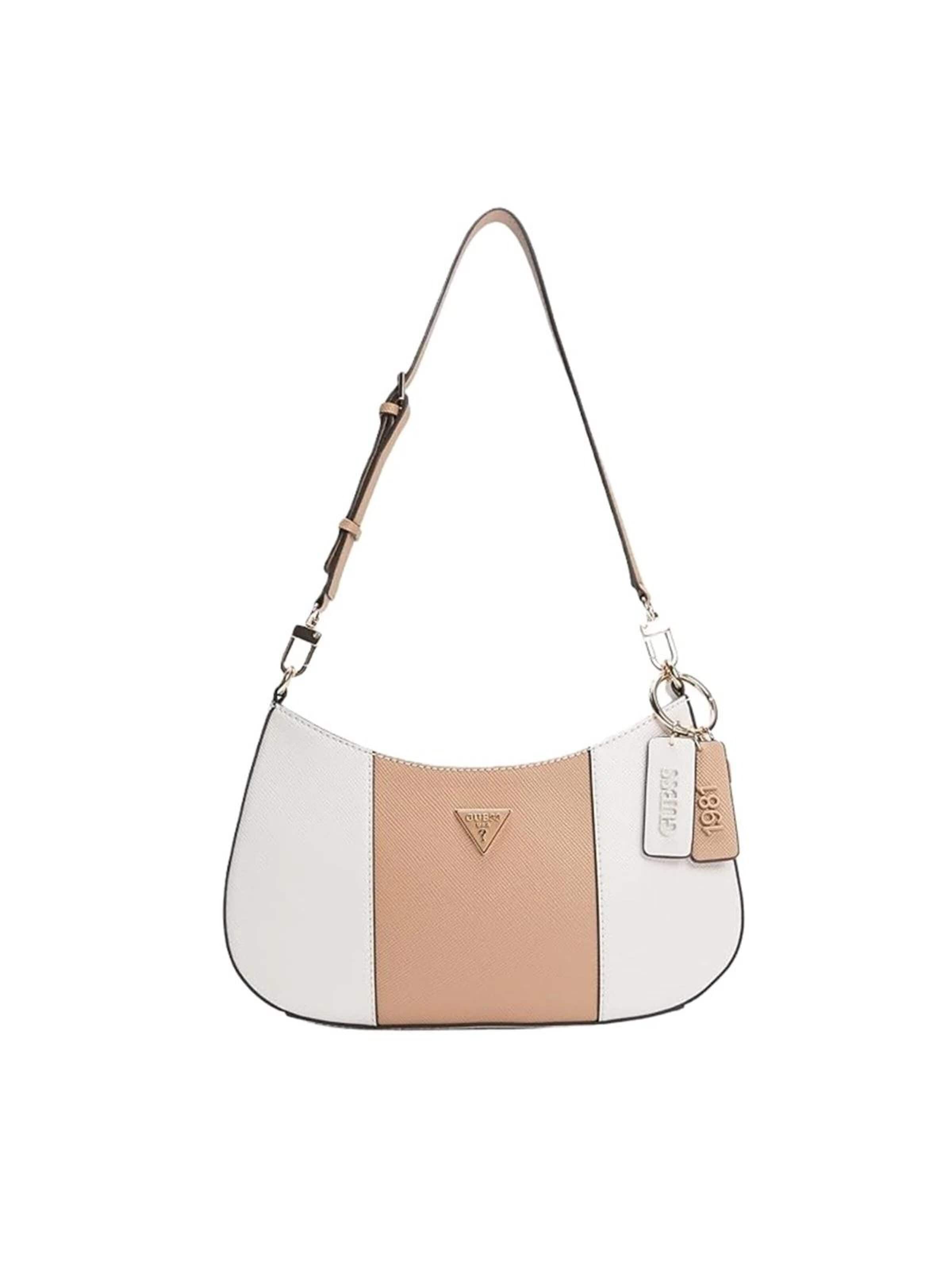 Borsa a mano 'Guess noelle II' di GUESS in bianco: frontale