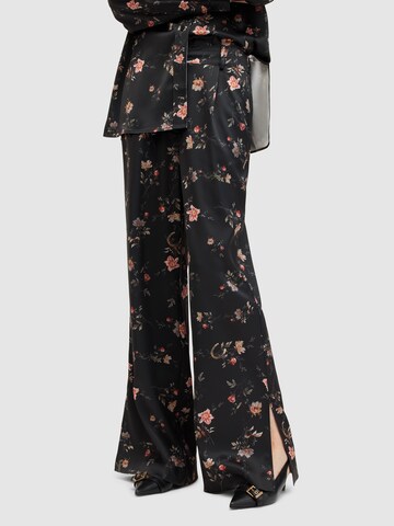 AllSaints Wide Leg Hose 'LOUISA TANA' (GRS) in Schwarz: Vorderseite